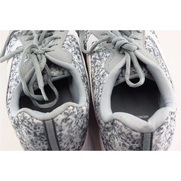 Athletic Works Size 8.5 M Gray Lace Up Running Fabric Shoes - Picture 5 of 7